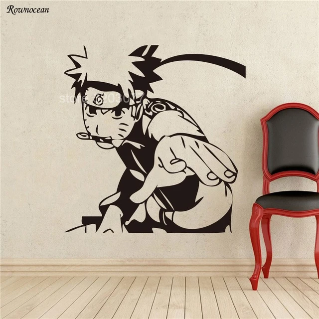 Japanese Cartoon Naruto Wall Vinyl Decal Anime Wall Sticker Home Decor