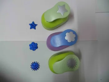 

3pcs(2.5cm) flower,sun,star shape craft punch Punch Craft Scrapbooking school Paper Puncher eva hole punch free shipping