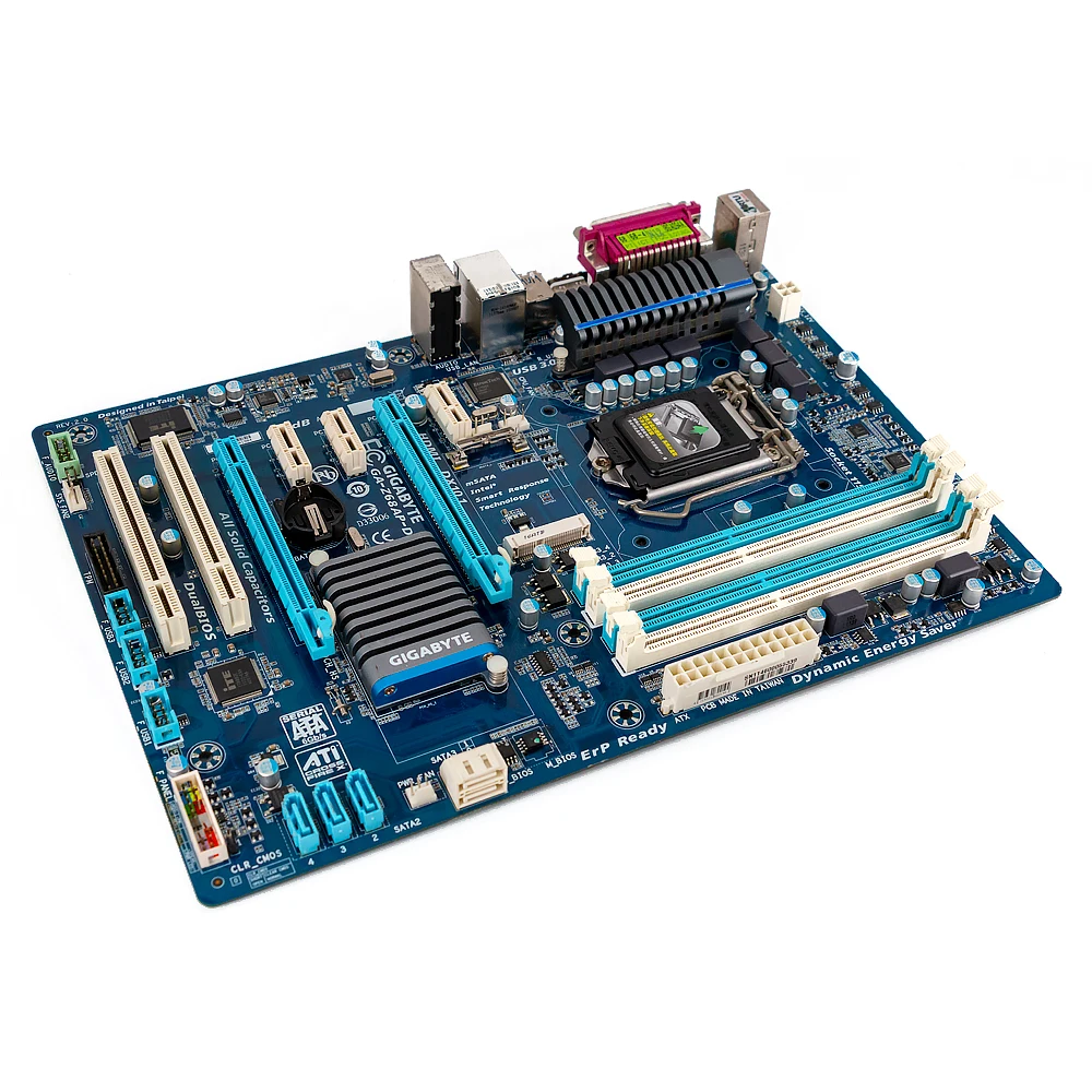 جيجابايت GA-Z68AP-D3 سطح اللوحة Z68AP-D3 Z68 LGA 1155 النواة i7 i5 i3 DDR3 32G SATA3 USB3.0 HDMI ATX جيجابايت GA-Z68AP-D3 سطح اللوحة Z68AP-D3 Z68 LGA 1155 النواة i7 i5 i3 DDR3 32G SATA3 USB3.0 HDMI ATX