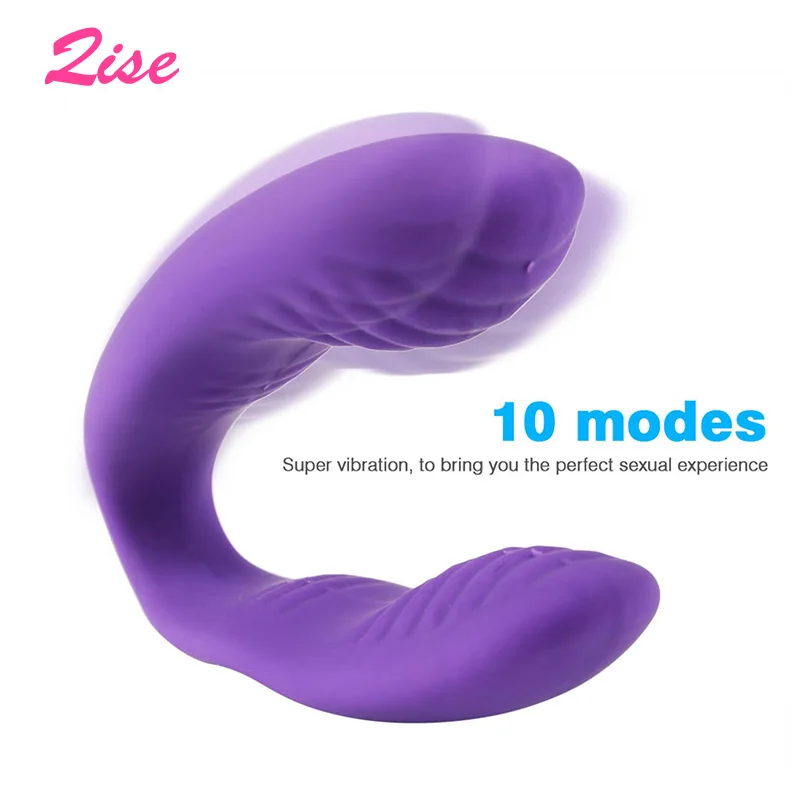 Qise U Тип 10 скоростной вибратор для женщин USB Перезаряжаемый G Spot стимулирует