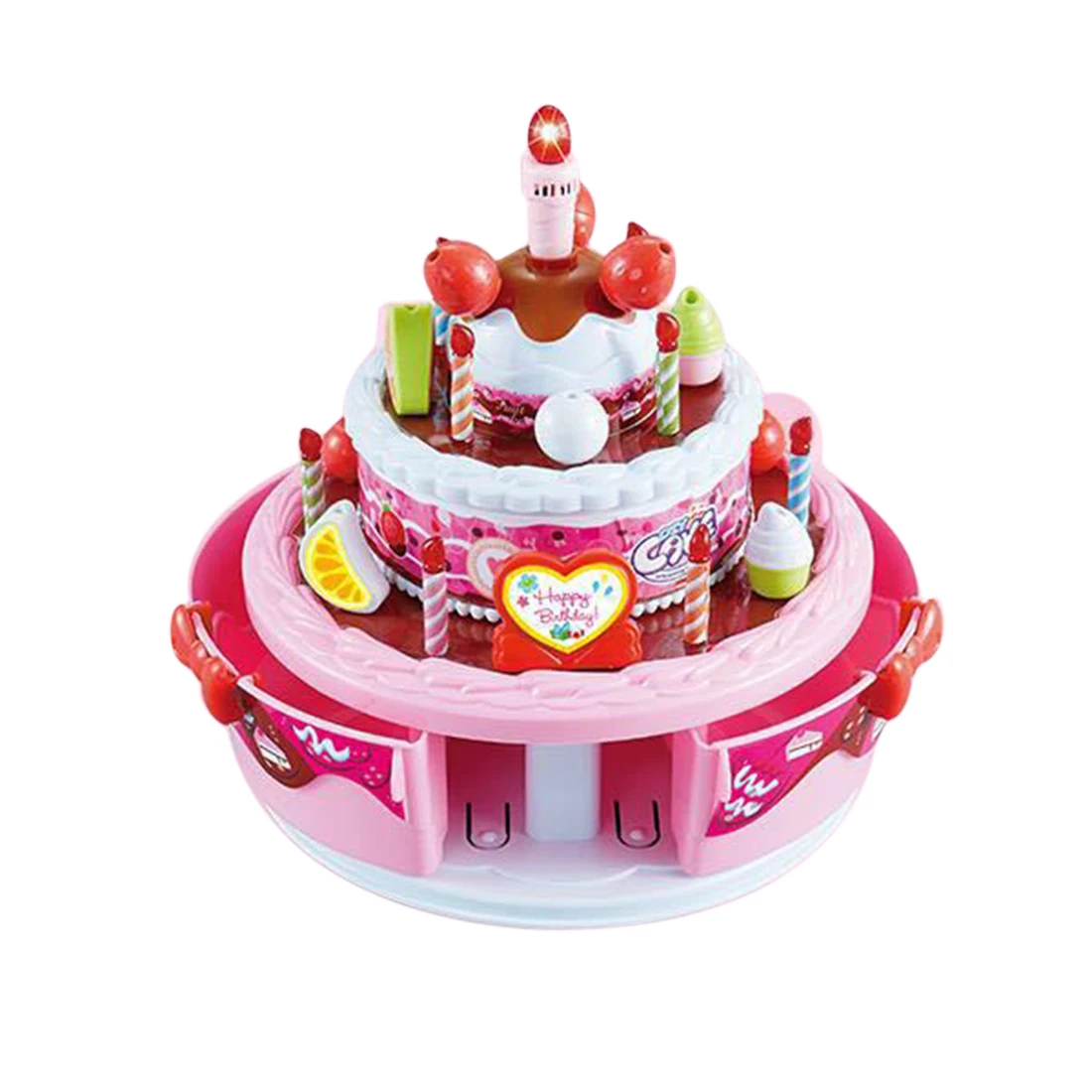 Children Funny Pretend & Play Toy Emulational Music Cake Kitchen Early Educational Toys For Children- Large Size