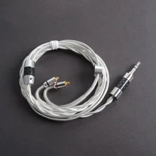 Мобильный ручной работы на заказ DIY 7N 8 ядро один уровень с украшением в виде кристаллов Медь обновлен Hifi MMCX аудио кабель для SE215 315 SE535 UE900 ла L3 L4 DT2 K3 HD