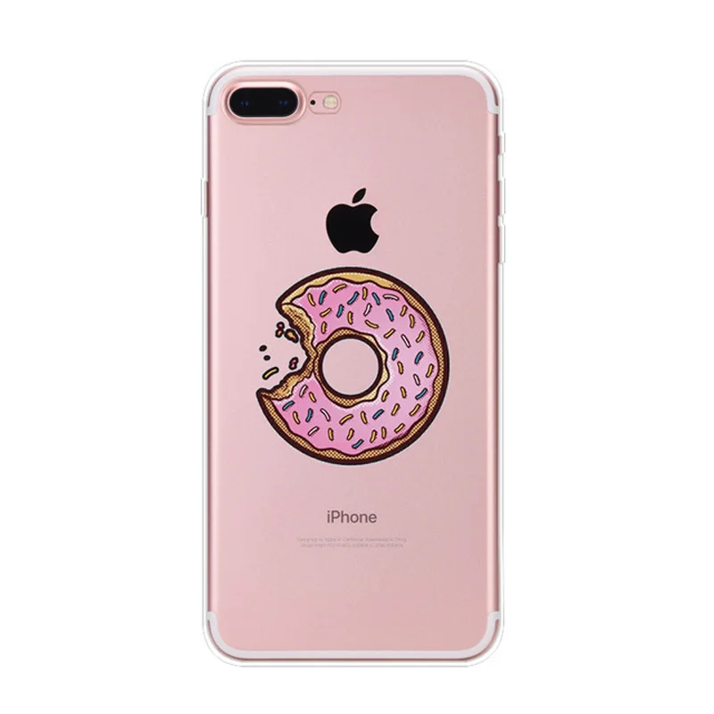 Чехол для телефона Donut Icecream iphone XS max мягкий силиконовый прозрачный чехол из ТПУ