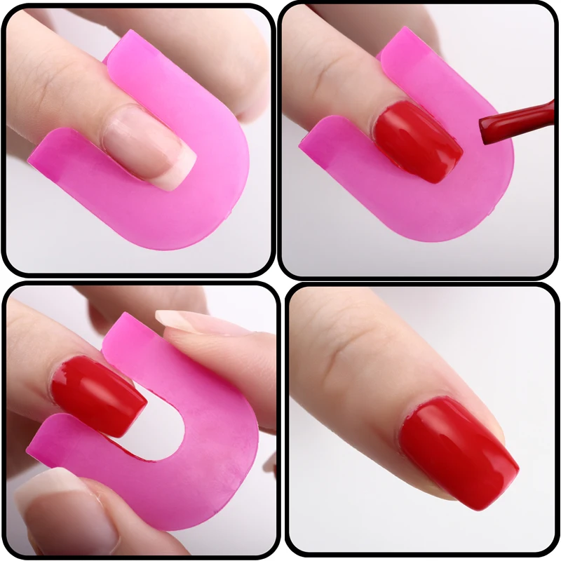 Manicure Finger Nail Art Case For Design Tips Cover Polish Protector Manicure Finger Nail Art Case For Design Tips Cover Polish Protector Istant Shield Mold Support Tools In Form From Beauty Health On