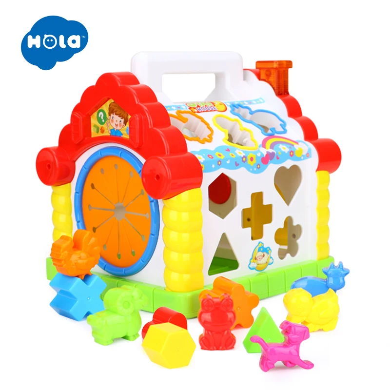 HOLA 739 Multifunctional Musical Toys Baby Fun House Musical Electronic Geometric Blocks Sorting Learning Educational Toys Gifts HOLA 739 Multifunctional Musical Toys Baby Fun House Musical Electronic Geometric Blocks Sorting Learning Educational Toys Gifts