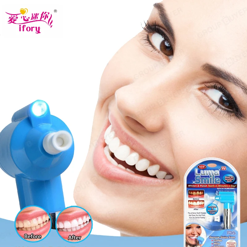 

Ifory Women PortableTeeth Device Teeth Cleaning Machine Gel Whitener Bleach Remove Stains Oral Hygiene Tooth Health Care Tool