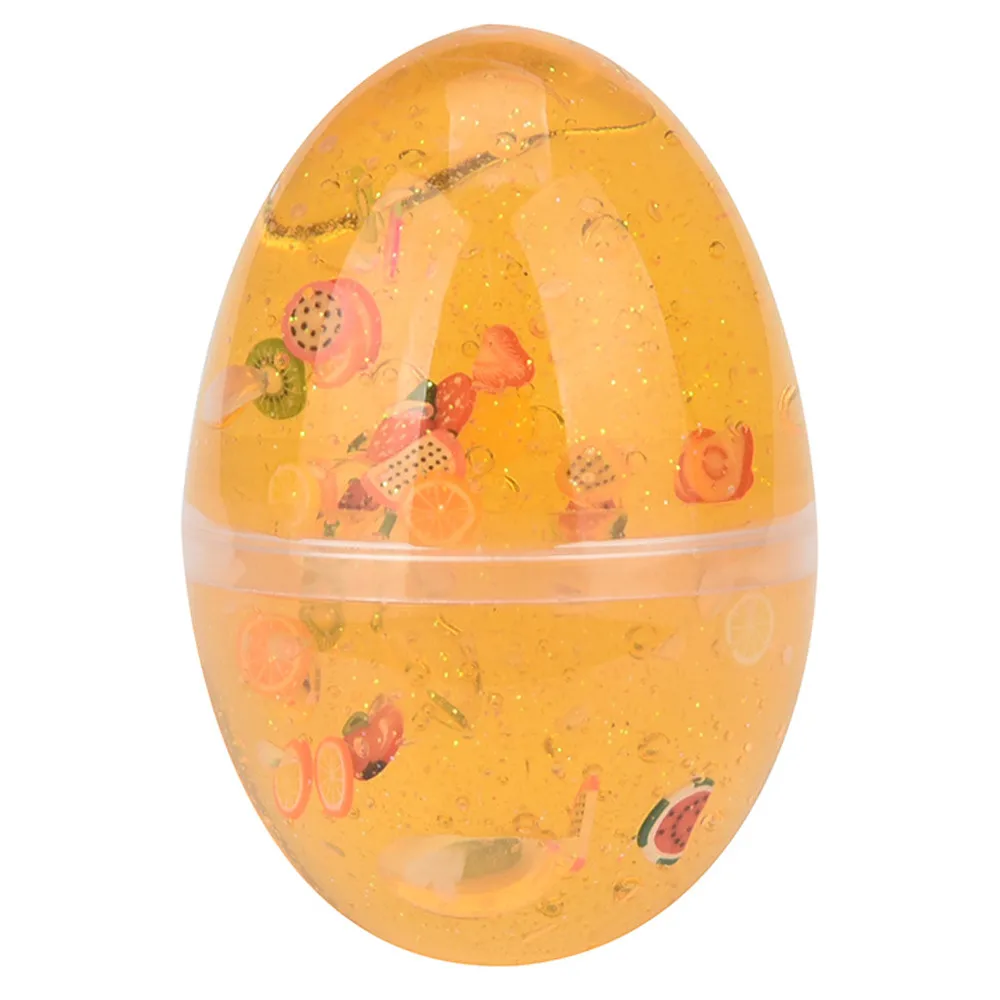 Игрушки для детей 5 цветов Slime взрослые яйца красочные мягкие Slime Ароматические игрушки для снятия стресса Sludge Упражнение мозг