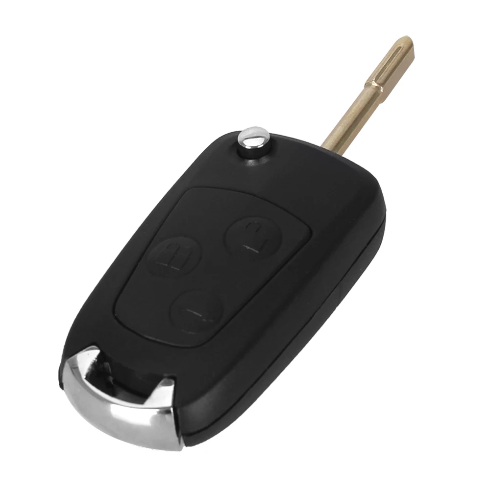 3 кнопки дистанционного складной ключ флип оболочки чехол для Ford Focus KA Mondeo Uncut пустой Fob 3 кнопки