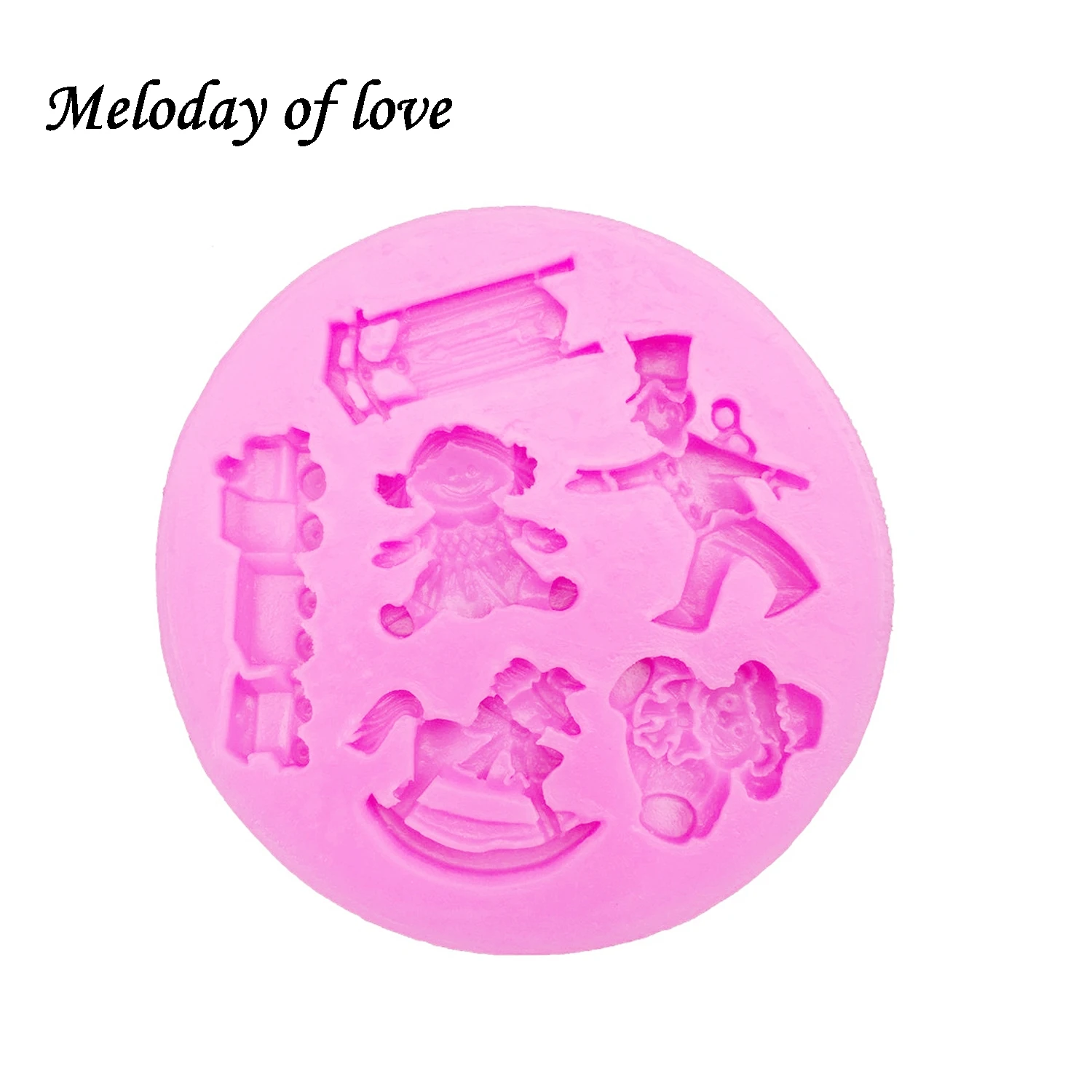Силиконовая форма для детских игрушек в виде шлейфа|fondant silicone molds|silicone moldcake decorating