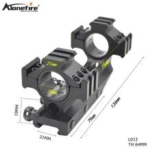 AloneFire L013 " 25,4 30 мм высокое кольцо 20 мм Weaver Picatinny Rail Release Scope Mount