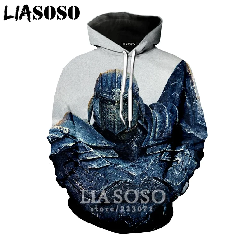 14 LIASOSO/Новинка; модная Толстовка для мужчин и женщин с 3D принтом «Трансформеры»; толстовка «Последний рыцарь»; пуловер унисекс с длинными рукавами; A131-08 - Цвет: 14