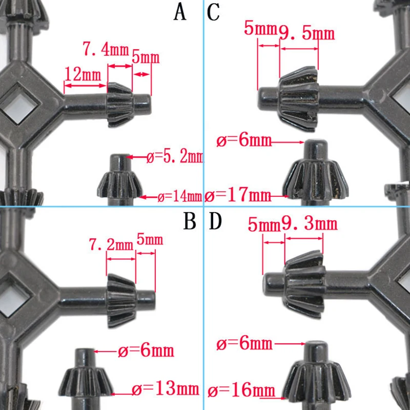 QUK Wrench Set 4 In 1 Mini Universal Multi-function Hand Drill Key Chuck Wrench Four Head Electric drill Outdoor Portable Gadget13