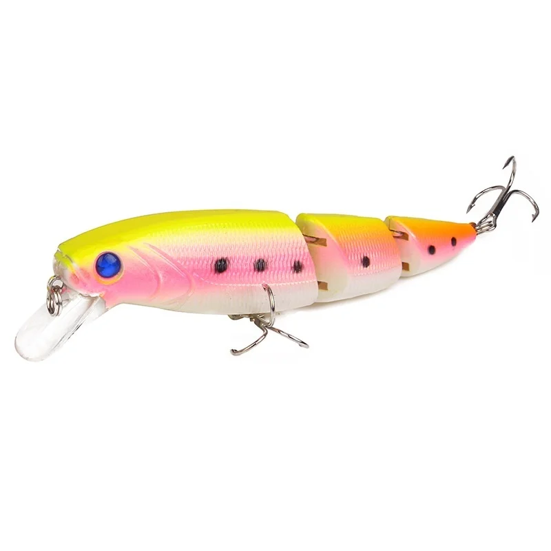 

QH Colorful Road Sub-bait 2 Swinging Fat 8.5cm / 14.2g Simulation Bait Fish Outdoor Fishing gear Free shipping
