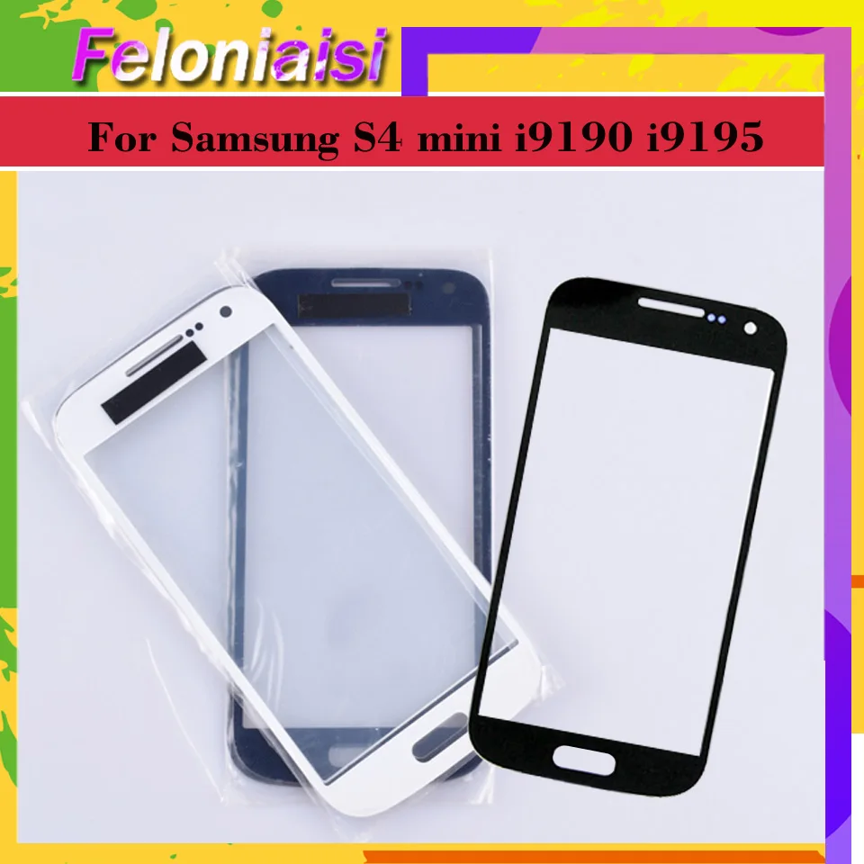 Для Samsung Galaxy S4 Mini i9190 i9195 i9192 GT-i9192 сенсорный экран передняя стеклянная панель