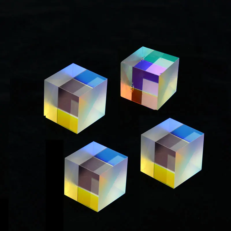 US $6.93 30% OFF|4pcs 2X2X1.9cm defective X Cube Prism RGB Combiner Splitter Cross Dichroic Prism for Home Decoration|prism| | - AliExpress