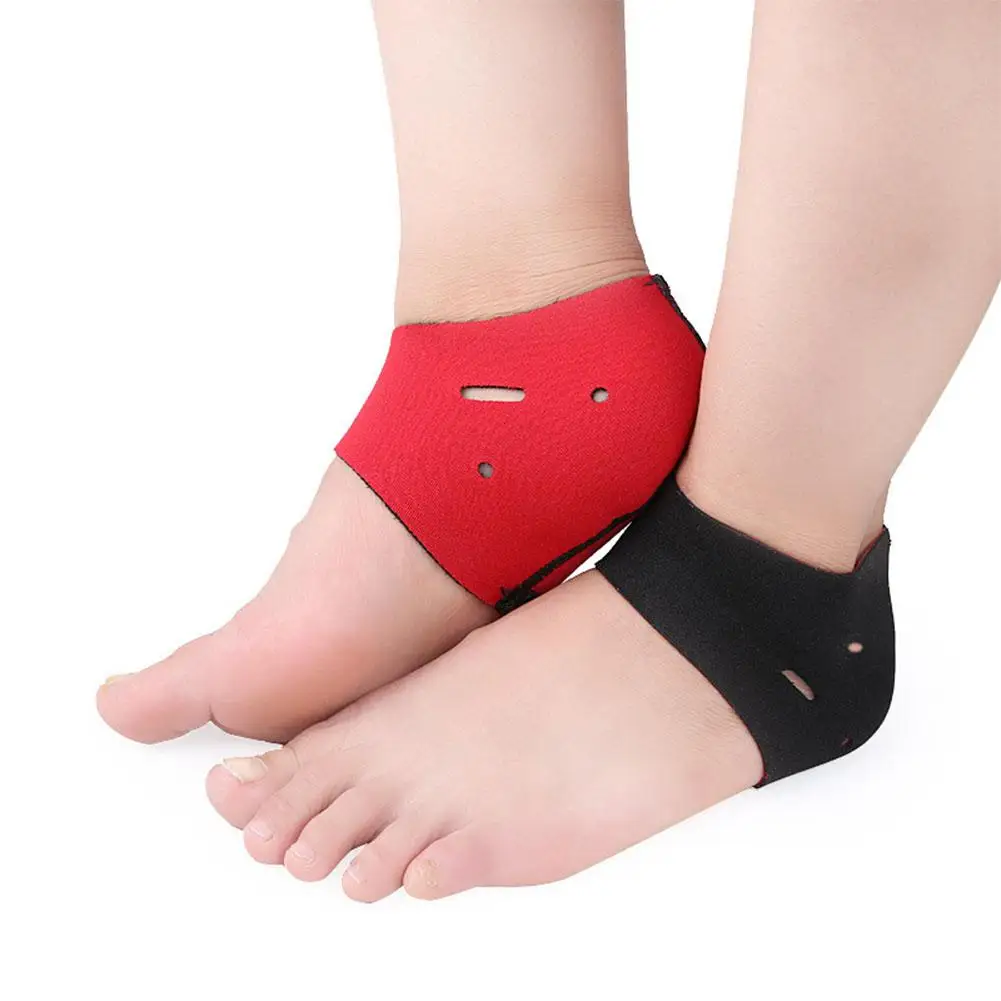 

Mounchain 1 pair Heel Protector Anti-crack Cover Socks Ankle Heel High Elasticity Warm Breathable Protector