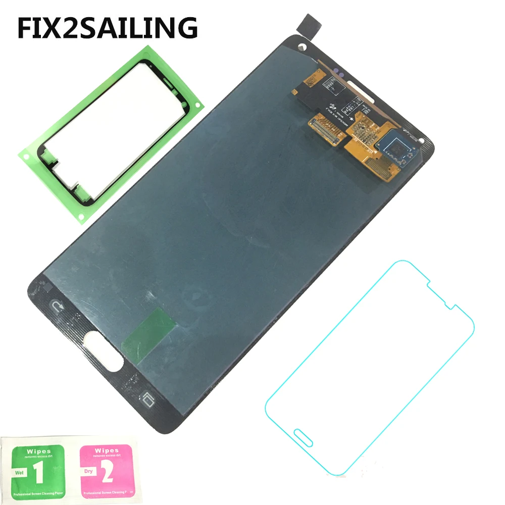 

Screen N910 Super AMOLED LCD Display 100% Tested Working Touch Screen Assembly For Samsung Galaxy Note 4 N910 N910A N910F