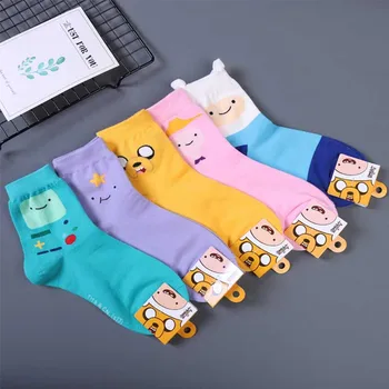 Kawaii Anime Adventure Time Cotton Socks 1