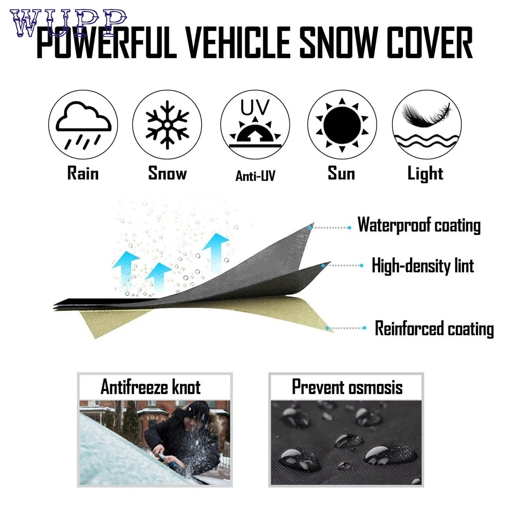 CARPRIE Auto Windshield Snow Cover Magnetic Waterproof Car Ice Frost Sunshade Protector Nov24 Drop Ship