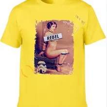 С принтом «Звездные войны» в стиле принцесса Лея в рабство озорной футболка повстанца 9355