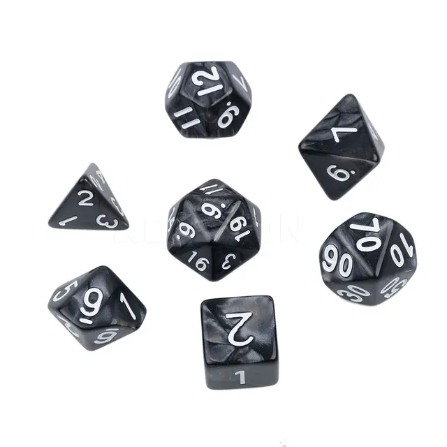 aliexpress com buy multi sided dice set with marble effect d4 d6