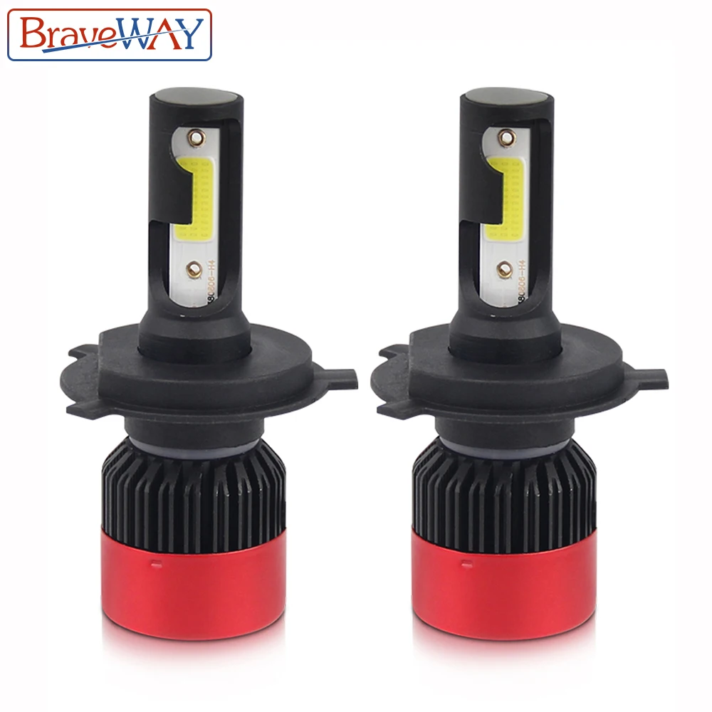 

BraveWay H4 Led Headlight 6500K Lamps H7 Led Bulb Color Car Fog Lamp Small Size H1 H3 Led Lamp H8 H11 HB3 BH4 Lights