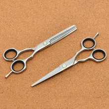 C1004 5,5 ''15,5 см Парикмахерские ножницы из нержавеющей стали парикмахерские ножницы филировочные ножницы Профессиональные человеческие ножницы для волос
