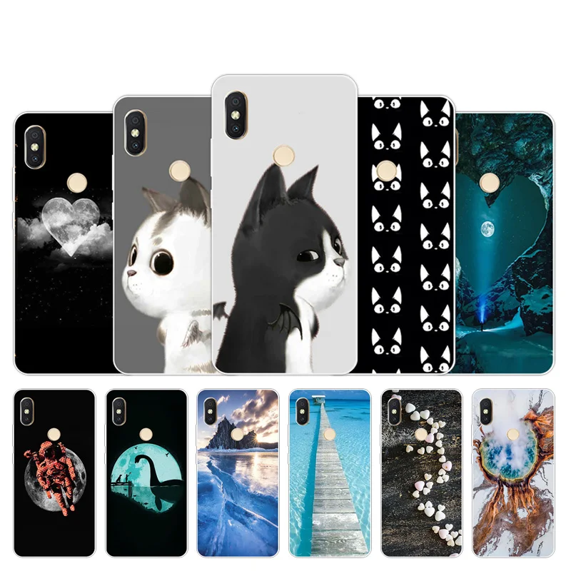 TPU Cases for Xiaomi Redmi S2 Back Cover Mog Design 5.99 inch S 2 Fundas Ultrathin Soft Silicone Shell | Мобильные телефоны и