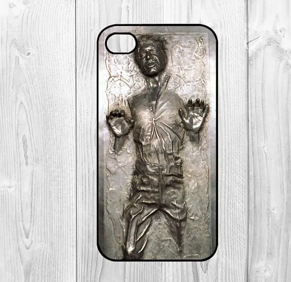 R2D2 Star Wars Хан Соло Замороженные Carbonite Прохладный печати Черный Футляр чехол для