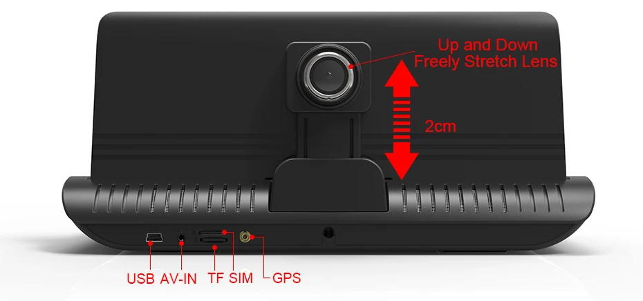 LDZDSEE Автомобильный видеорегистратор камера Android 5,1 ADAS 4G видео рекордер FHD 1080P WiFi gps 7,8" сенсорный видеорегистратор регистратор rom 16 Гб