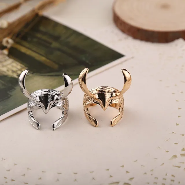 Adjustable Cool Punk Thor ring The Dark World The Avengers Loki Helmet Rings For Adjustable Cool Punk Thor ring The Dark World The Avengers Loki Helmet Rings For