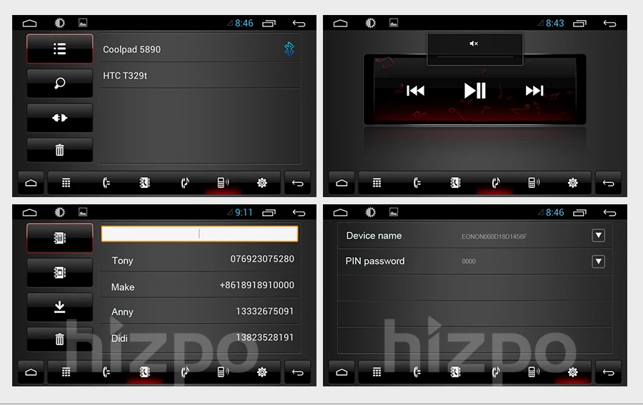 Clearance Hizpo Android 6.2 Inch For Toyota Corolla Prado 4RUNNER Hilux FJ Cruiser Tundra Echo GPS RAV4 Car Navi Bluetooth dvd free camera 9