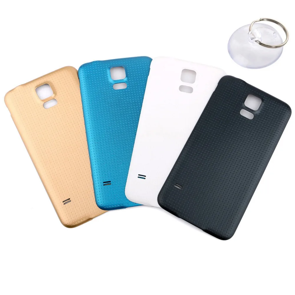 

Back Housing For Samsung Galaxy S5 Back Cover Case Battery Rear Door for Galaxy 5.1" Replacement Battery Cover with Suction Cup