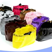 3 размера пластиковый пакет Свадебная Упаковка конфет пакет пустой пластиковый подарочные пакеты с ручками Пользовательский логотип персональная печать сумка