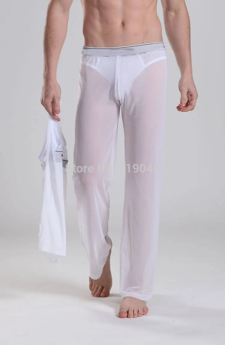 Men's Sexy Mesh Sheer Lounge Pants Sexy 