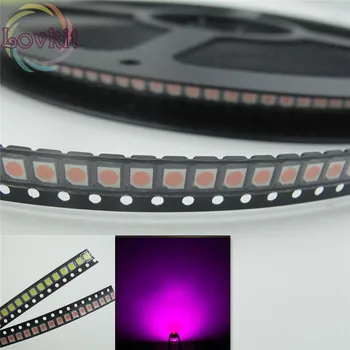 

1000pcs PLCC-2 Pink LED 1210 3528 SMD Ultra Bright Light Emitting diodes 3.0-3.2V 900-1100mcd SMD/SMT Chip lamp beads Wholesale