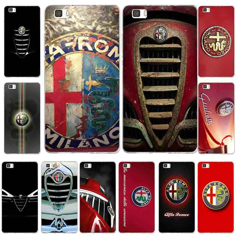

Silicone for Huawei P8 P9 P10 P20 Mate 10 Pro Y5 Y6 II Y7 Honor 6X 7X 9 Lite Soft TPU Phone Cases Hot Super Car Alfa Romeo Logo