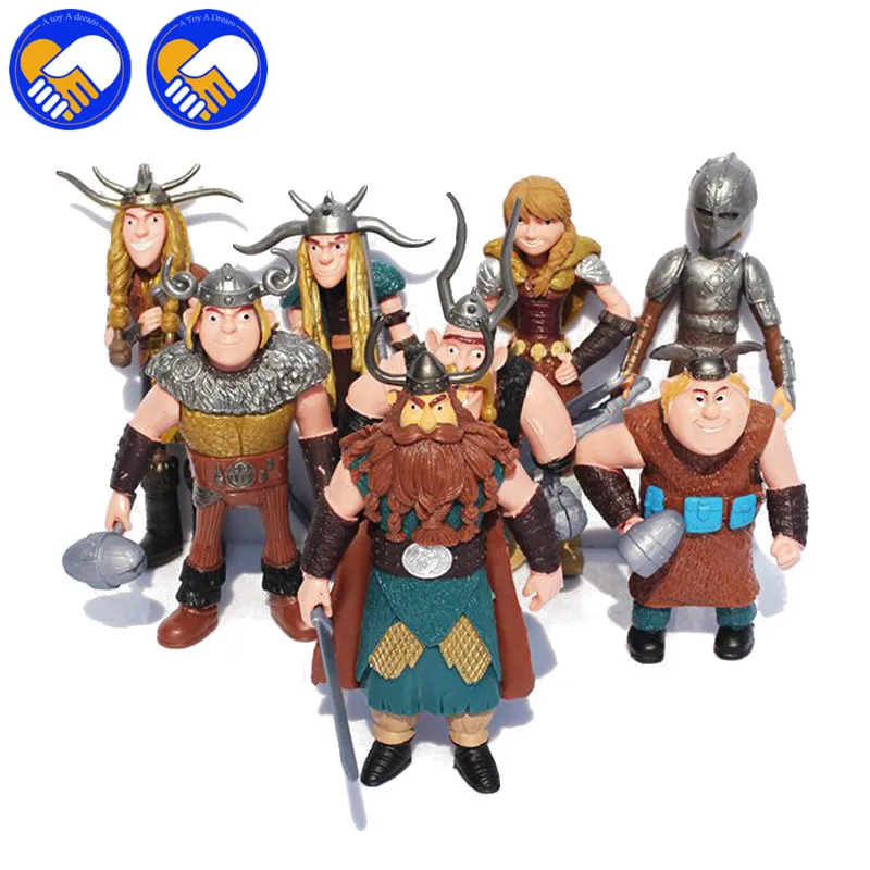 NEW 8pcs/set How to Train Your Dragons 2 Figurines 10 13cm PVC Action
