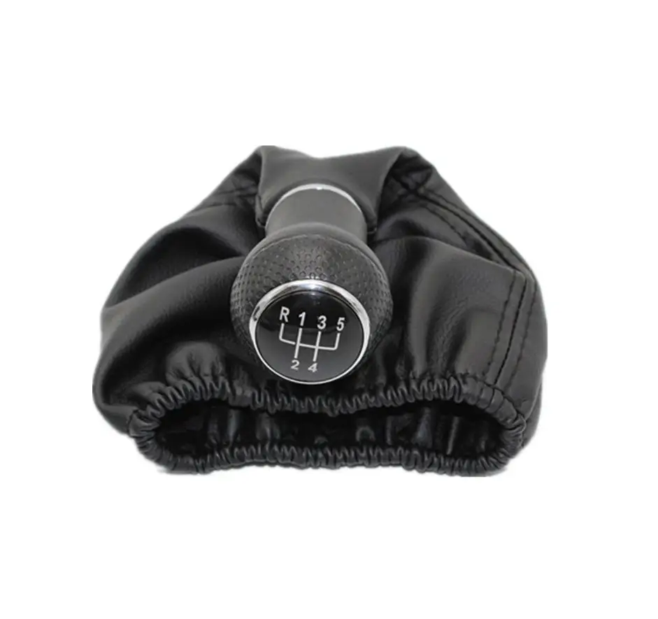 Для Volkswagen VW POLO CLASSIC 6N 6N2 1996 1997 1998 1999 2000 2001 новые 5 шт/упаковка, Скорость ручка переключения рулевого механизма автомобиля кожаные ботинки со вставками