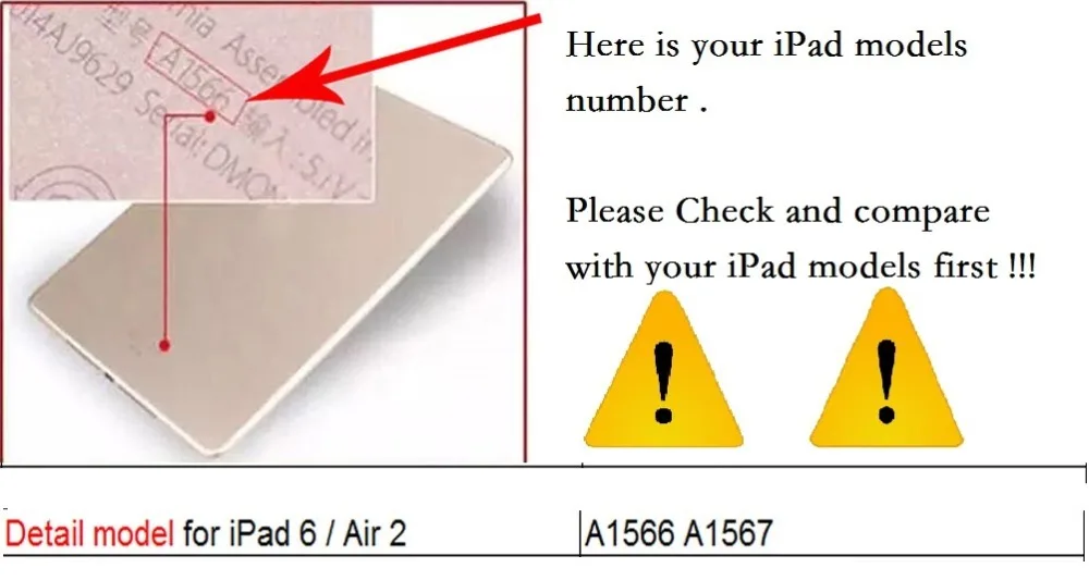 9.7''Ultra-thin Slim Tablet Case for iPad Air 2 Air2 Case Flip Magnetic Folding PVC A1566 A1567 Cover for iPad Air 2 Smart Case