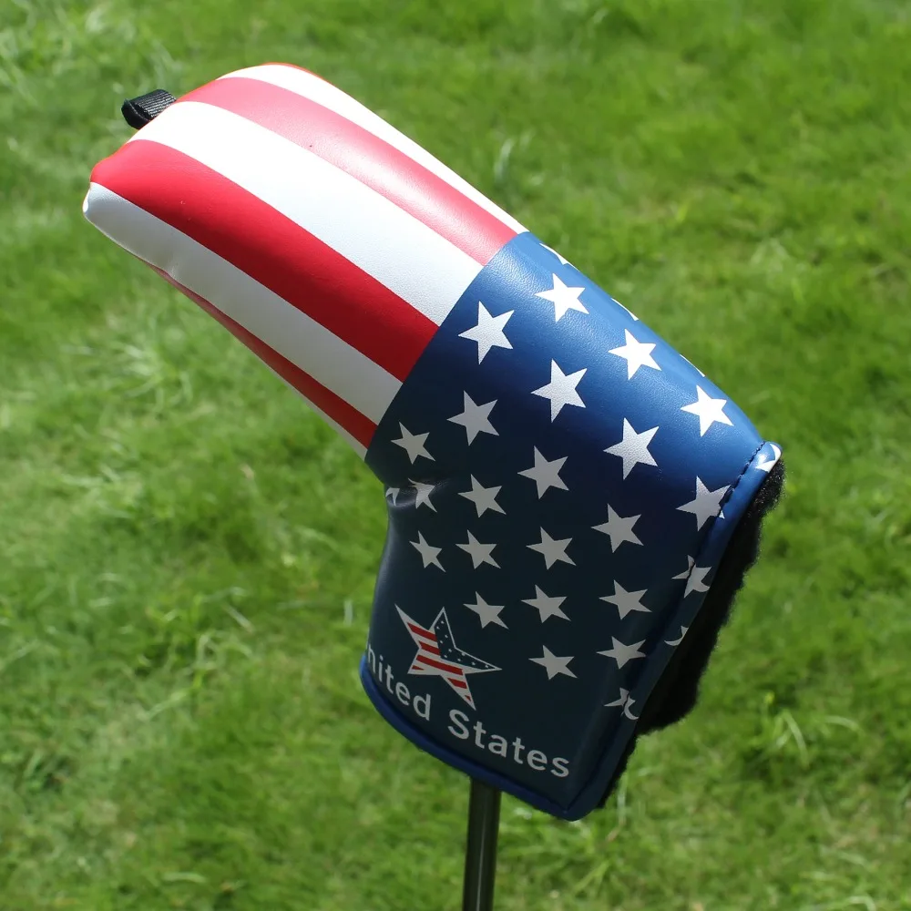 Флаг США клюшка крышка с закрытием Гольф Шлем Флаг США новейший на заказ