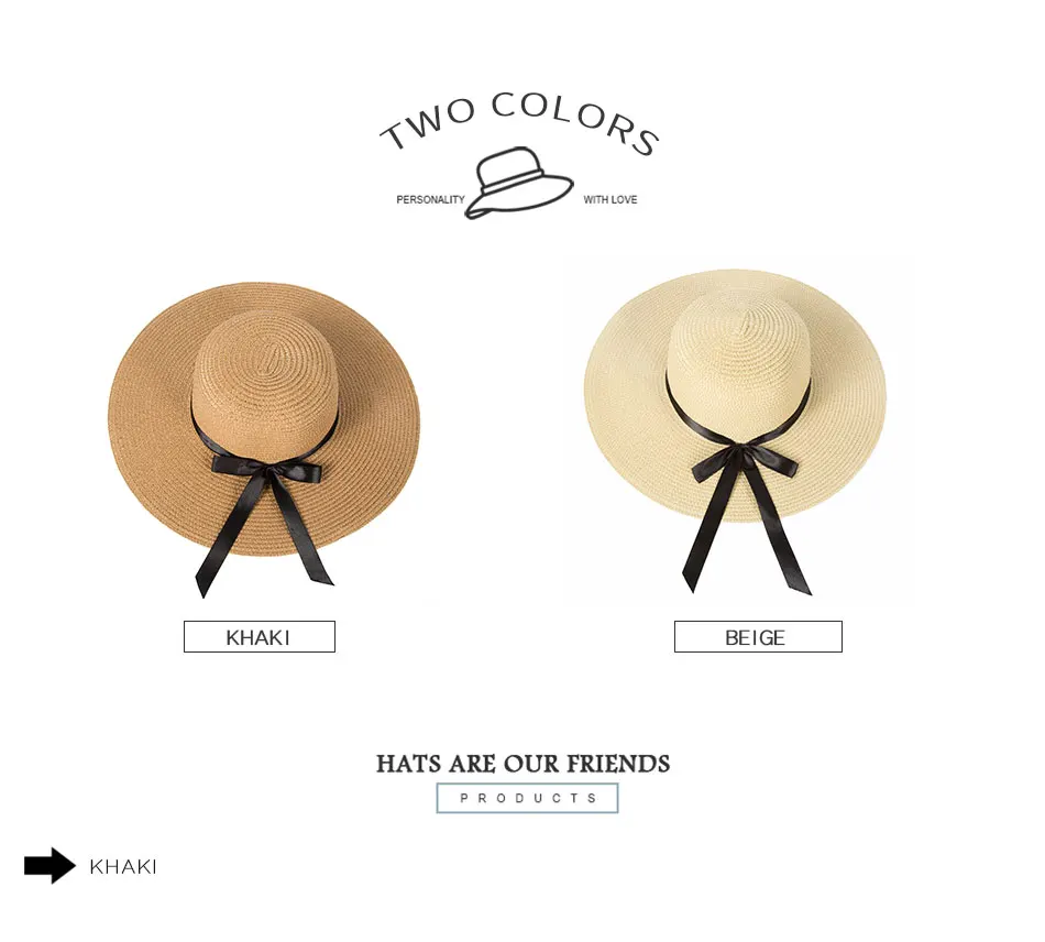Evrfelan модная летняя женская Солнцезащитная шляпа Повседневная Отдых соломенная шляпа Панама Женский широкий пляжный навес Кепка Складная