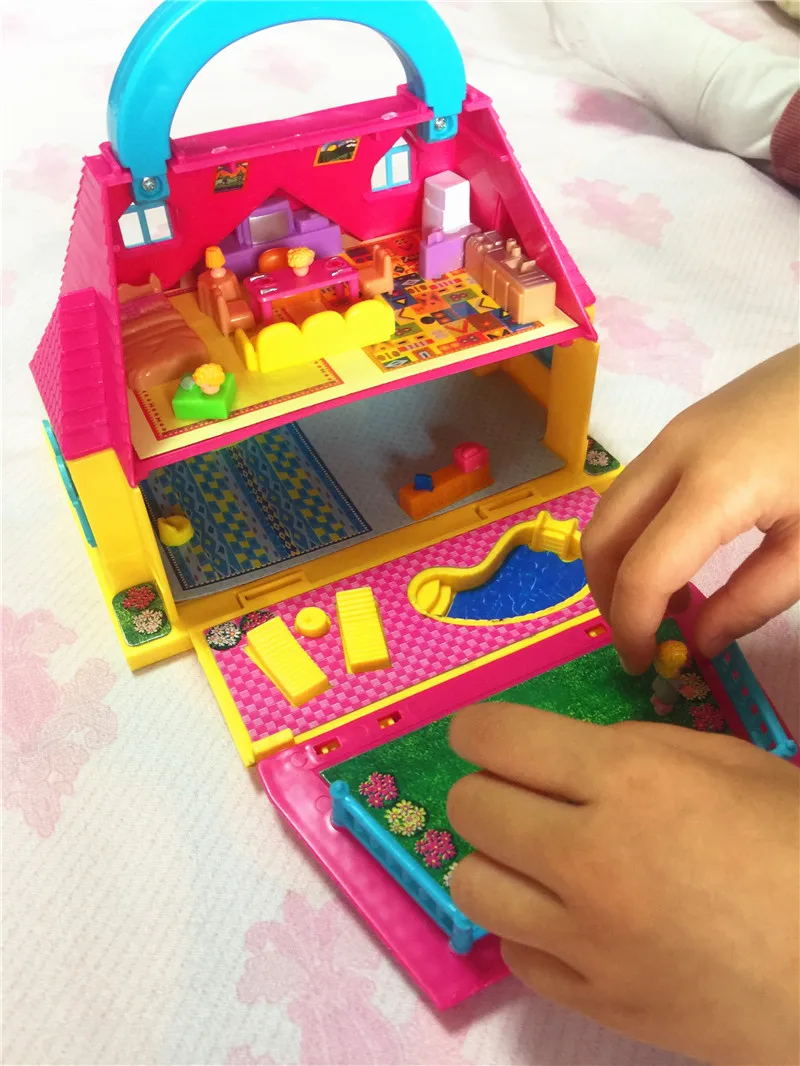 День детей 61 подарки diy Домик Мини Принцесса маленький дом модель дом кукла дом головоломка подарок на день рождения
