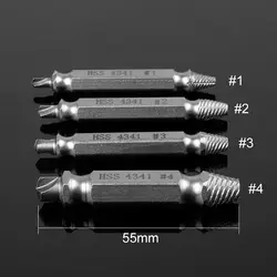 Скорость из 1 комплект Двусторонняя поврежденный винт сверло для извлечения руководство удаления сломанной Болтовая шпилька легкий набор