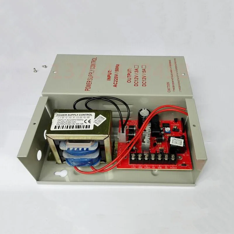 

DC 12V 3A 5A Power Supply Backup for Entrance Guard Building Intercom Controller Time Delayed Electric Control Lock