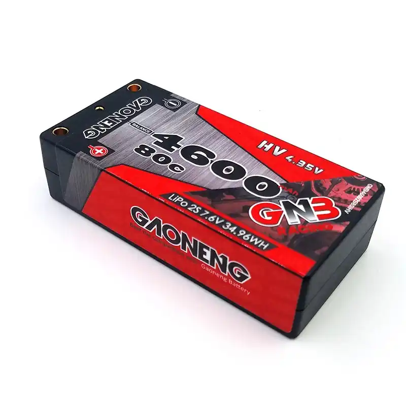 2018 новые gaoneng ГНБ 7.6 В 4600 мАч 80c hv4.35 34.96wh lipo Батарея T штекер для RC Игрушечные лошадки