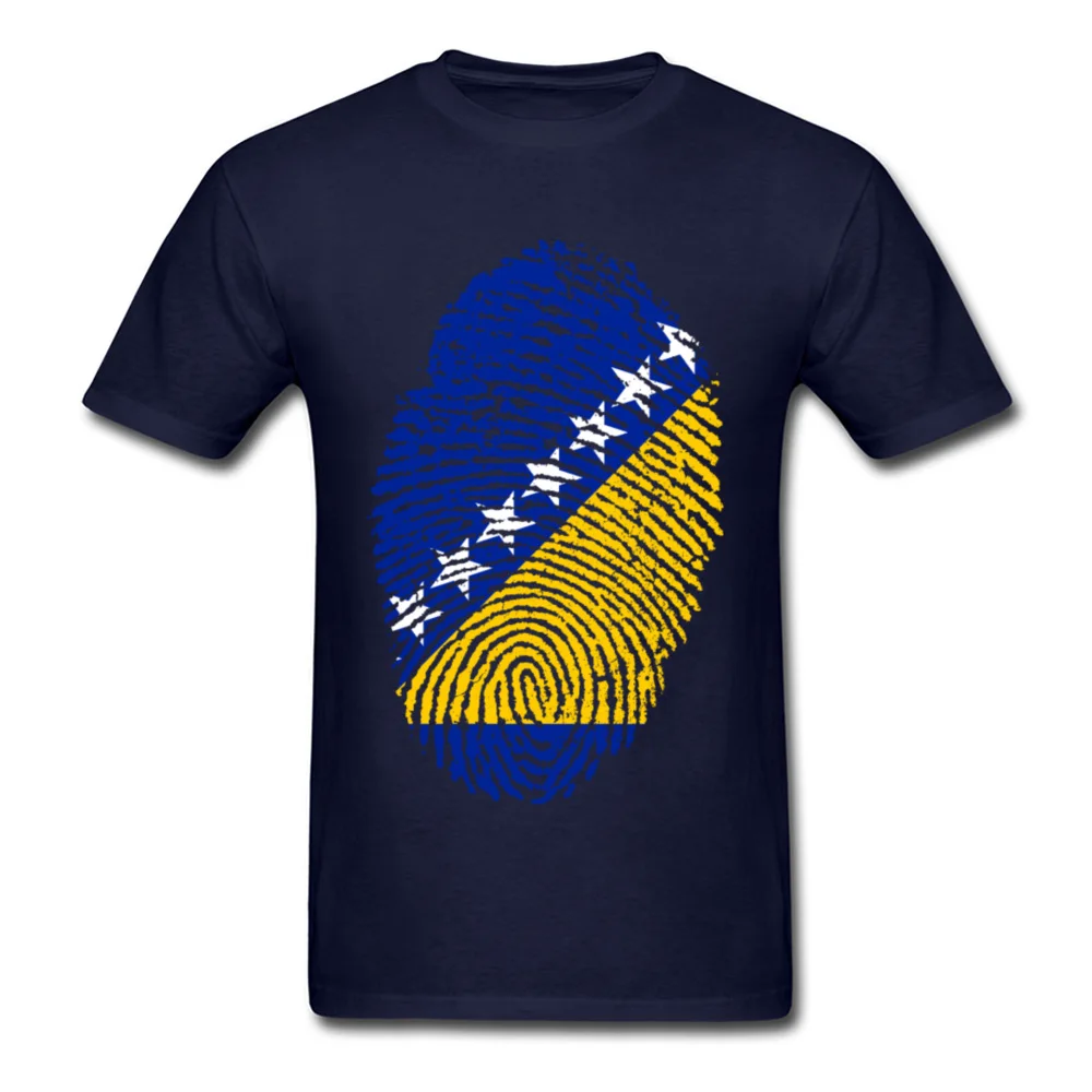 Bosnia and H. Flag Fingerprint_navy