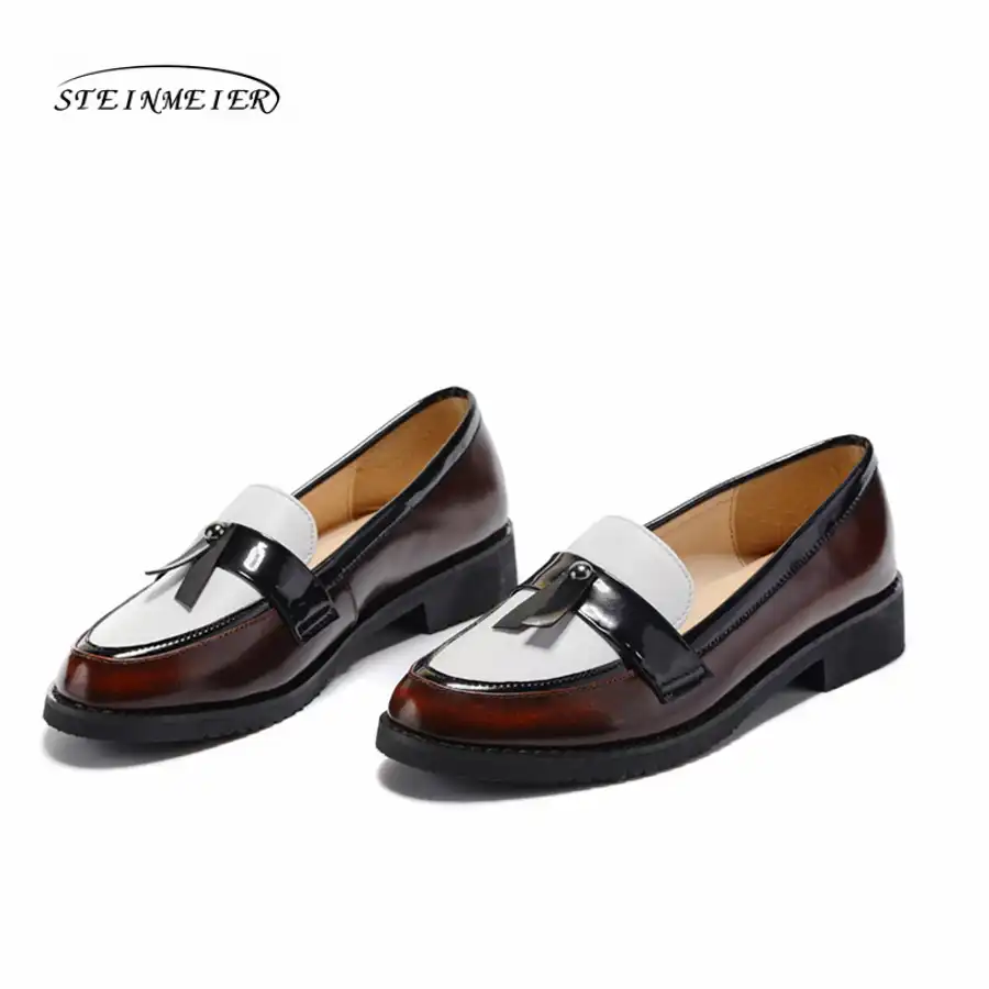 vintage brogue handmade leather shoes