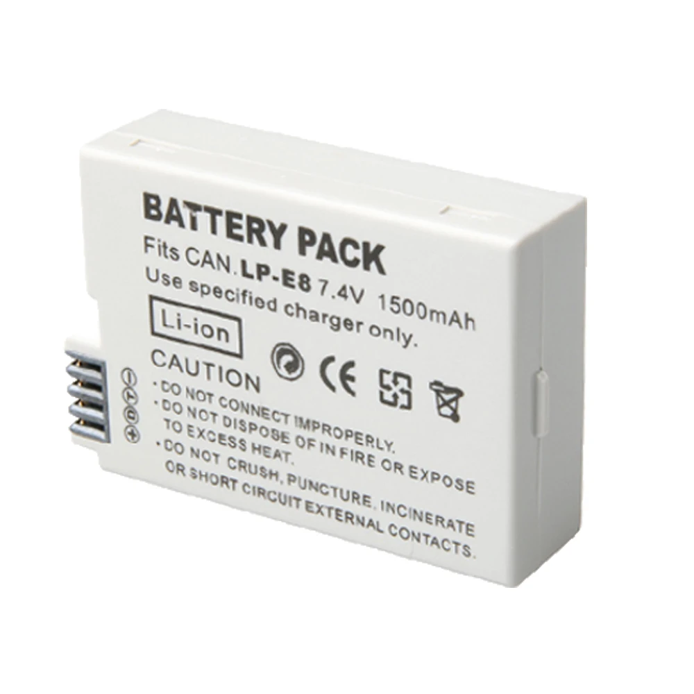 

High quality 10x bateria LPE8 lp e8 LP-E8 Battery pack For Canon 550D 600D 650D 700D X4 X5 X6i X7i T2i T3i T4i T5i DSLR Camera