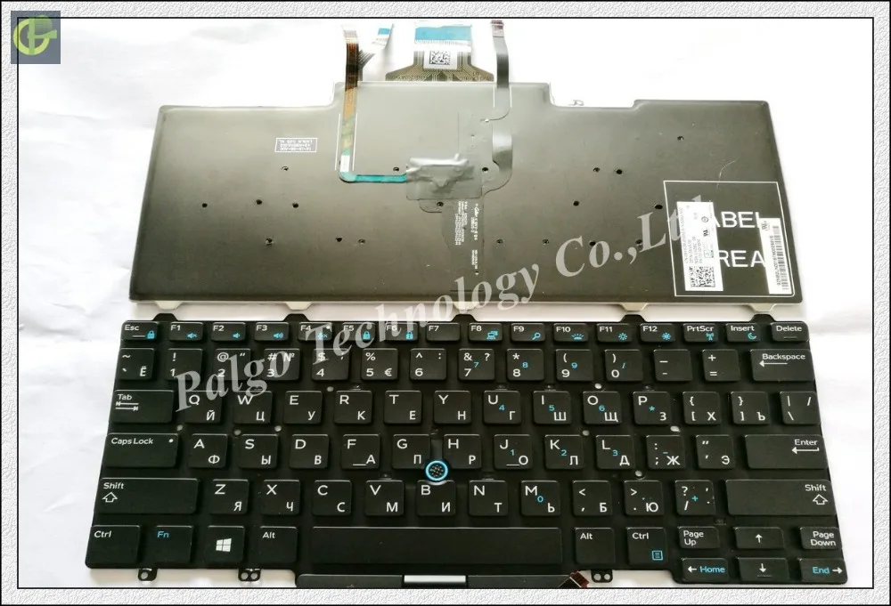 

Russian Backlit RU Keyboard for Dell Latitude E5470 E7470 5470 7470 094F68 9Z. 90.40A07. S01 9Z. NB2UW. AOR NB2UW. A0U NSK-LKAUW